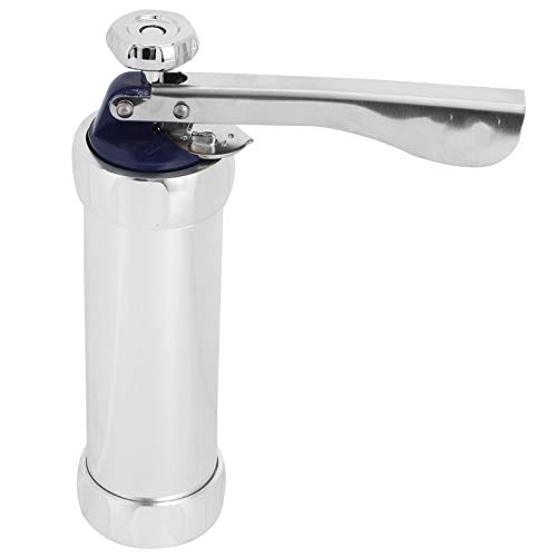 Cookies Press Maker, Aluminum Alloy Biscuits Press Machine with 20 Nozzles for Kitchen Baking Tools, Easily Adjust Size, Ergonomic Handle Design, Baking Utensils for Home