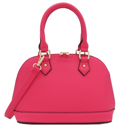 Image of Zip-Around Saffiano Classic Dome Satchel