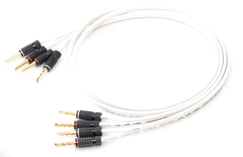 FURUTECH フルテック FS-303 α-導体 金メッキ バナナプラグ付 スピーカーケーブル 2本セット (2m)