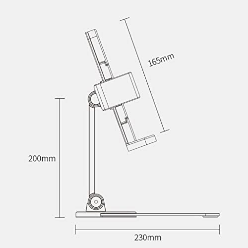Estante de lectura electrónico regulable, soporte de metal multifuncional para libro y tableta 3