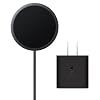 Samsung Galaxy Magnet Wireless Charger with 45W Power Adapter, Cordless Super Fast Charging, Powerful Design, Built-in Magnets, No-Slip Surface, Dark Gray