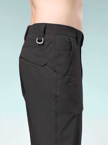 Image of TAGDO Men's Casual Trousers | Casual Pants | Cotton Pant for Men | Multi-Pocket Travel & Hiking Wear | Regular Fit | Utility D-Ring (2056)