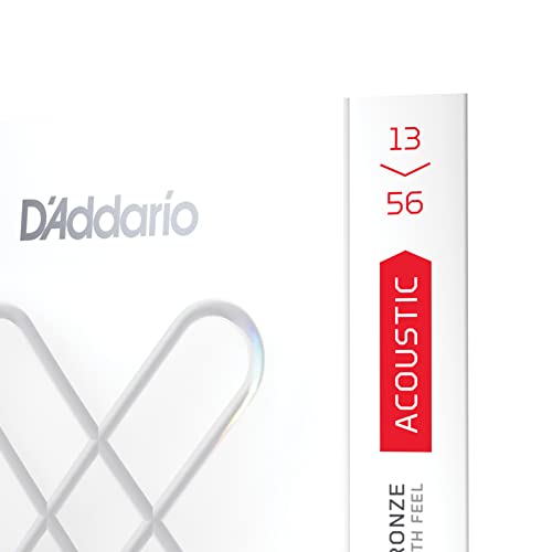 D’Addario XSABR1356 Cordes de guitare acoustique avec revêtement bronze pour guitare acoustique 6 cordes Taille M 13-56 - Les Beatles, Paul McCartney, John Lennon, RIngo Starr, George Harrison D'Addario XSABR1356 Cordes de guitare acoustique avec revêtement bronze pour guitare acoustique 6 cordes Taille M 13-56 – Image 6
