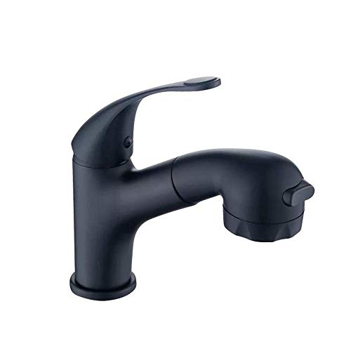 Robinet en laiton noir propre pour bassin de traction haut de gamme
