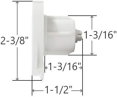 Miniatura 4 de Embrague de persiana enrollable R8 para tubo de 1.25" (R8C03W) (blanco)