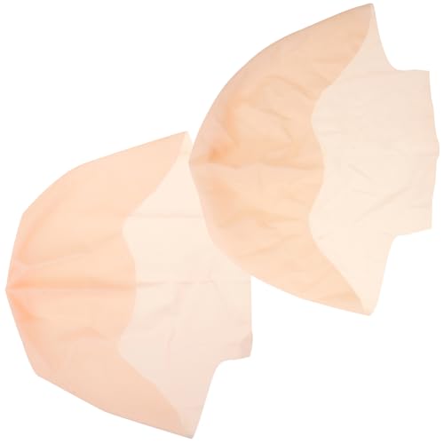 Beatifufu 2pcs Cosplay Bald Head Hat Latex Wig Caps Stretchy Head Cover for Halloween Stage Film