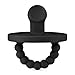 Ryan & Rose Cutie PAT Pacifier Teether (Slant, Black)