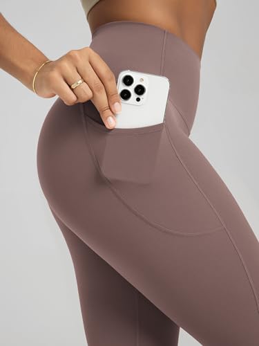 Image of ODODOS Buttery Soft Lounge Yoga Leggings with Pockets for Women 23 inch / 25 inch /28 inch High Waist Yoga Pants