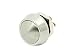 Alpinetech 12mm 1/2" Anti-Vandal Stainless Steel Momentary Metal Push Button Switch Screw Terminal Dome Button Normally Open 1NO
