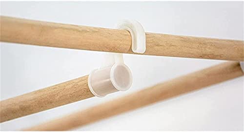 Armarios portátiles de tela con barra de ropa de madera para dormitorio 7