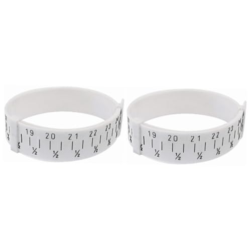 SEWACC 2pcs Material Bracelet Measuring Ring Sizing Card for Bracelet Watch and Jewelry Size Measurement
