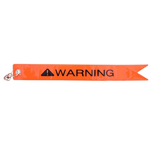 Image of R J VON Bike Radium Warning Tag for Yamaha (Pack of 2)