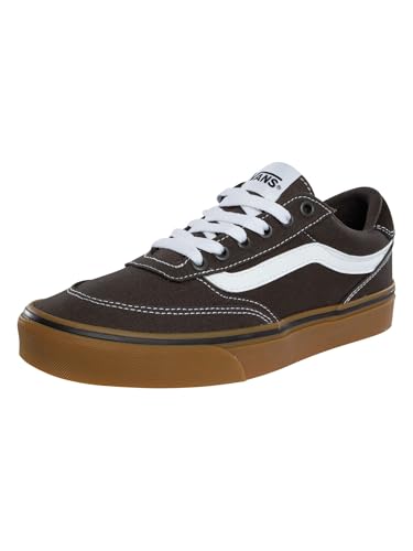 Vans Brooklyn LS, Zapatillas Hombre, Canvas Gum Café Turco, 46 EU