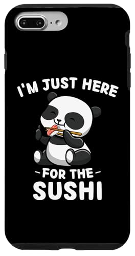 Carcasa para iPhone 7 Plus/8 Plus Lindo panda kawaii estoy aquí para el sushi