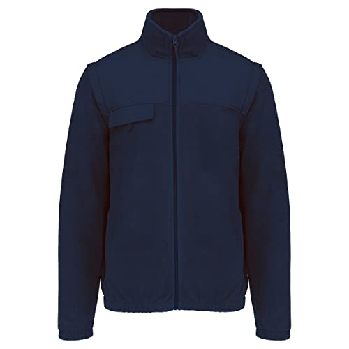 Veste polaire manches amovibles WK9105 Kariban blouson chaud gilet sans manche
