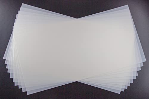 Lot De 50 Feuilles Pochoir Mylar Vierges 30,5x30,5cm - Plastique Transparent Pour Peinture Et Bricolage