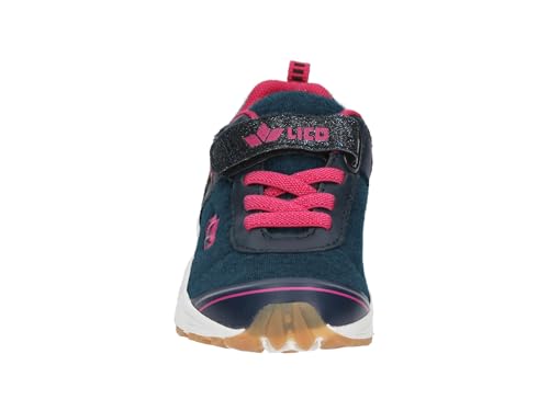 Lico Unisex Kinder Barney Vs Hallenturnschuhe, Marine Pink, 37 EU – Ansicht 3