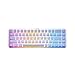 Produktbild Fnatic STREAK65 LP White | Compact RGB Gaming Mechanical Keyboard Speed Switches | PBT Doubleshot Keycaps 65% Layout (60 65 Percent) Low Profile Esports Keyboard (US ANSI Layout, QWERTY)