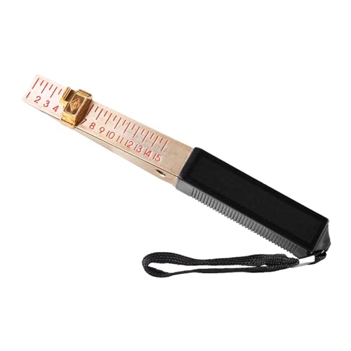 KooingTech Messkeil, Feeler Metric 1-15mm, Feeler Haus Engineering Inspektion Ebenheit Messwerkzeug für Vermesser (0,5mm)