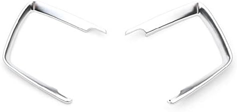 9 moon Matt Chrome Headlight Switch Frame Trim for BMW for BMW X5 F15 2014 2015 F30 F31 F32 F34 3 4 Series (Fits: BMW)