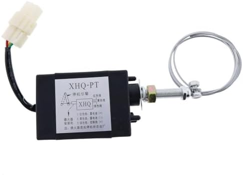 XHQPT Valf Motor Stop Solenoid Elektromanyetik Dizel Jeneratör Kapatma Kontrolü için Küçük Alanlar ve Kararlı Performans için Tasarlanmıştır (Normal kapalı 24V) - Görsel 2