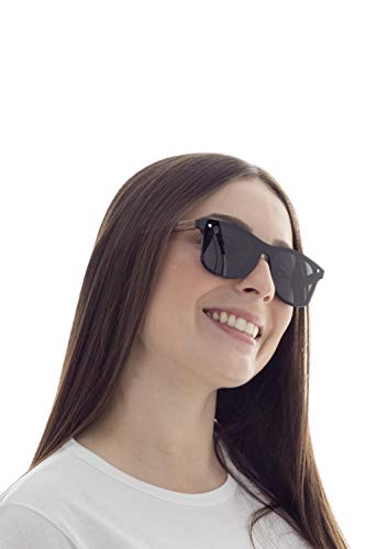 Óculos De Sol Frente Flat Barker Black, MafiawooD