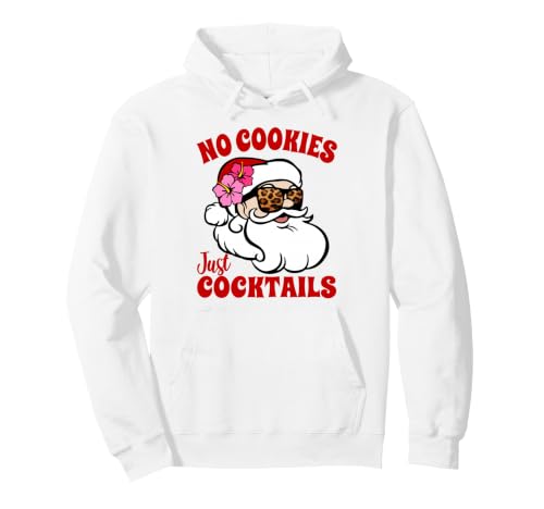 No Cookie Just Cocktails Funny Christmas in July Santa �p�[�J�[