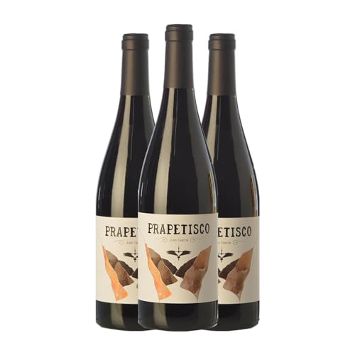 Barco del Corneta Prapetisco Juan García Vino de la Tierra de Castilla y León Crianza 75 cl Vino tinto (Caja de 3 Botellas de 75 cl)