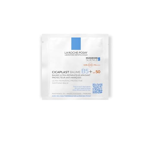Miniatura 3 de La Roche Posay Bálsamo Calmante Reparador, Fotoprotección SPF50, Para Marcas y Tatuajes, Alivia y Repara la Piel, Apto para Todo Tipo de Piel, Cicaplast Baume B5+, 40 ml