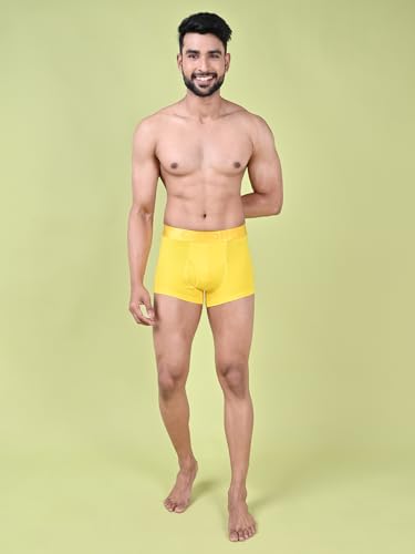 Image of Rupa Colors Pep Collection Trunk for Men, Cotton Blend, Anti Ride-Up, Snug Fit, Pack of 1
