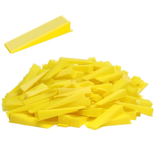 DGSL Tile Leveling System Tile Wedges 1000PCS Reusable Tile Leveling Wedges for 1/8 1/16 1/32 Tile Spacers Tile Leveling Clips and Tile Leveler Installation
