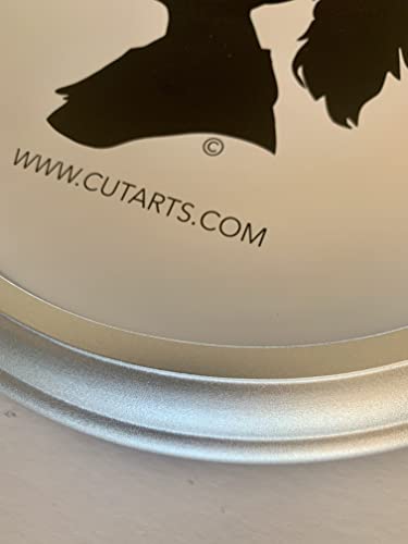 Cut Arts Silver 10" Round Frame #TOP4