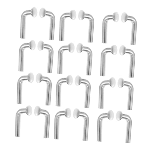 Genérico 50 Pcs Accesorios para estanterías clips de alambre bloqueo de enganche pasadores de seguridad imperdible de seguridad Pasador universal para estanterías de palés j-clips acero