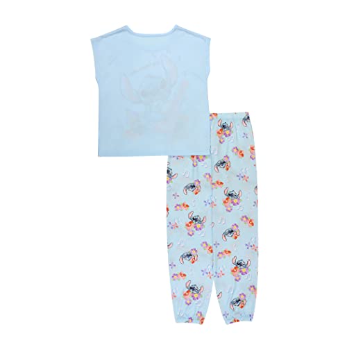 Disney Girls' Lilo & Stitch 2-Piece Loose-Fit Pajamas Set, My Happy Place, 8 #TOP1