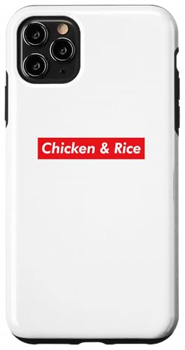 Chicken and rice love funny bodybuilder foodie gewichtheber hülle für iphone 11 pro max