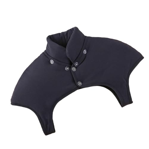 Almohadilla térmica para cuello y hombros, almohadilla térmica para hombros y hombros, sin mangas, con peso, para aliviar el cuello para mujer