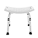 Taborety prysznicowe i kąpielowe, stołek prysznicowy Taboret prysznicowy Dla osób starszych Taboret prysznicowy Gumowe nóżki z przyssawką Podnóżek kąpielowy Regulowany stołek kąpielowy Dla d