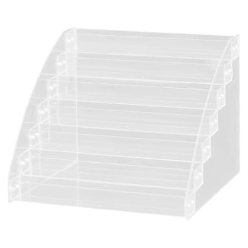 Gatuida Organisateur de Vernis à Ongles Acrylique Niveaux pour Rangement Manucure Support Multifonctionnel pour Cosmétiques et Rouges à Lèvres Étagère de Bureau Pratique