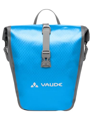 VAUDE Aqua Front - Fahrradtasche - 2 Vorderradtaschen (2x14L) - wasserdicht - Made in Germany, in blau
