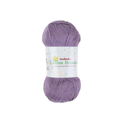 Image of Vardhman 100% Cotton Dreamz Light Weight Natural Thin Yarn | Pack-1 100g