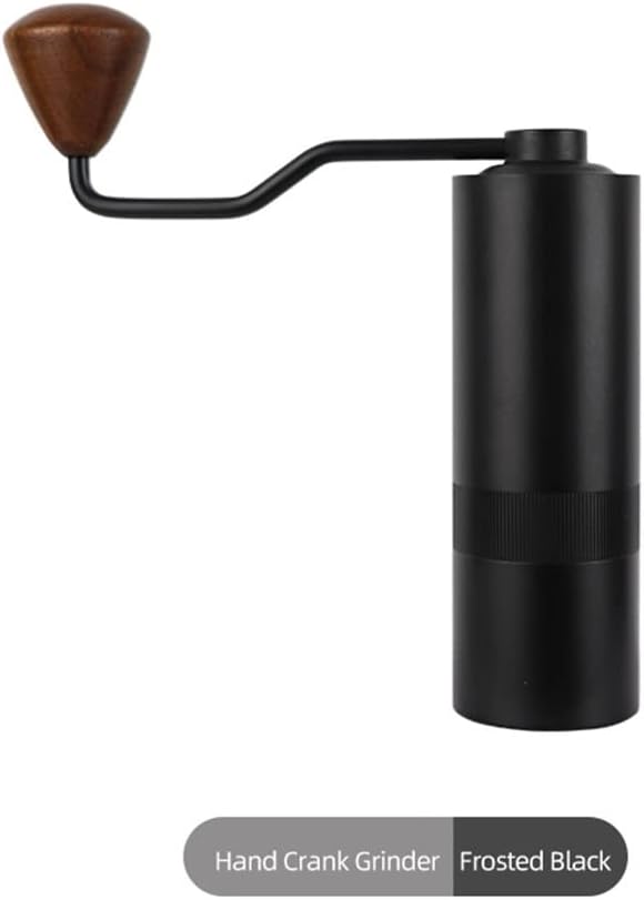 Portable Silver Coffee Grinder Mini Stainless Steel Bean Burr Grinders Kitchen Tool(white-Fruit peach5)