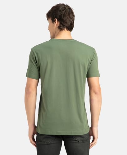 Image of Jockey 2726 Men Super Combed Cotton Rich Solid V Neck Half Sleeve T-Shirt
