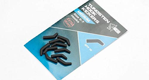Nash Dark Silt Tungsten Hook Kickers Medium T8724