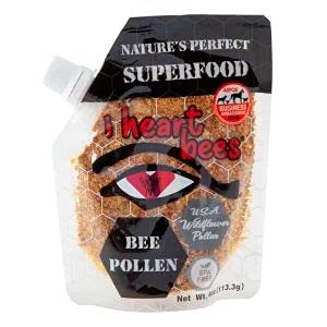 Miel con Polen de Abeja I HEART BEES 4 Onzas miniatura 1