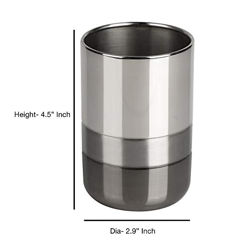 nu steel TR-7PC/SET Triune Elegant Decoration Collection Bathroom 7-Piece Accessories Set, Platinum