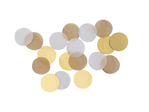 Amscan 9904551 - Coriandoli Gold Brush in pellicola, 15 g, decorazione da tavolo, carnevale, compleanno