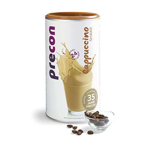 Precon BCM Shake de régime pour mincir - Cappuccino - 24 portions (480 g) - Substitut de repas dans le cadre d’un régime minceur Cover