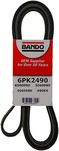 Bando USA 6PK2490 OEM Quality Serpentine Belt