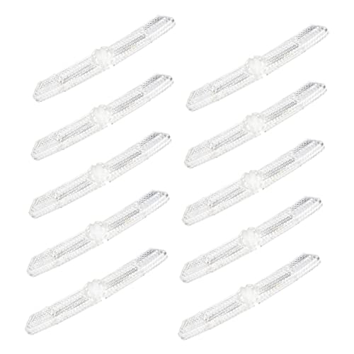 Abaodam 10Pcs High Reflective Bike Wheel Reflectors Portable Safety Warning Reflectors for Mountain Biking Stylish and Easy to Install Bicycle Accessories