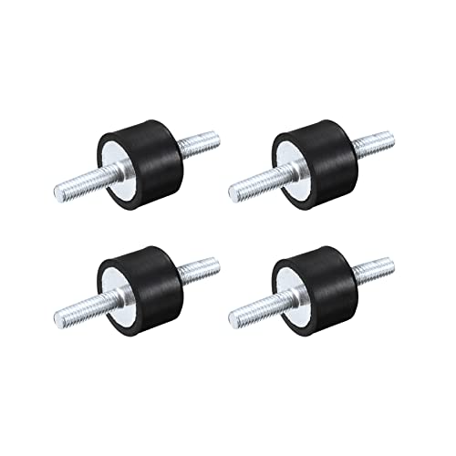 Amortir les vibrations M5 uxcell avec ce lot de 4 supports en caoutchouc mâle D15xH10